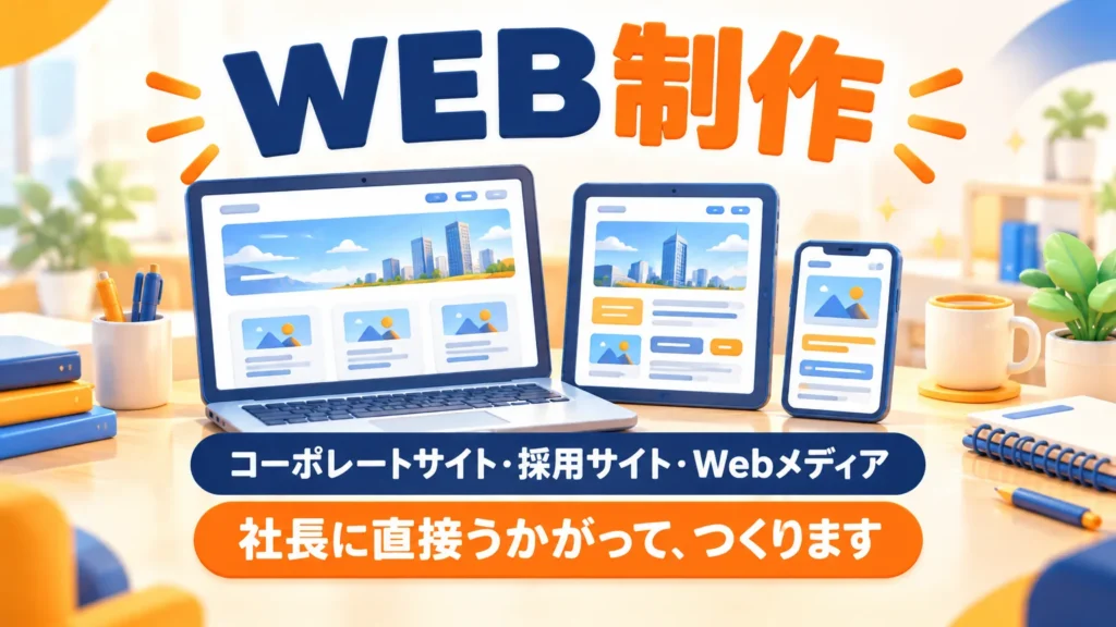 WEBサイト制作【コーポレートサイト・採用サイト・Webメディア】