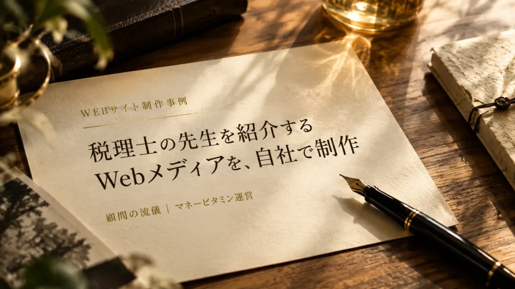 税理士の先生を取材して紹介するWebメディア『顧問の流儀』を、自社で作りました